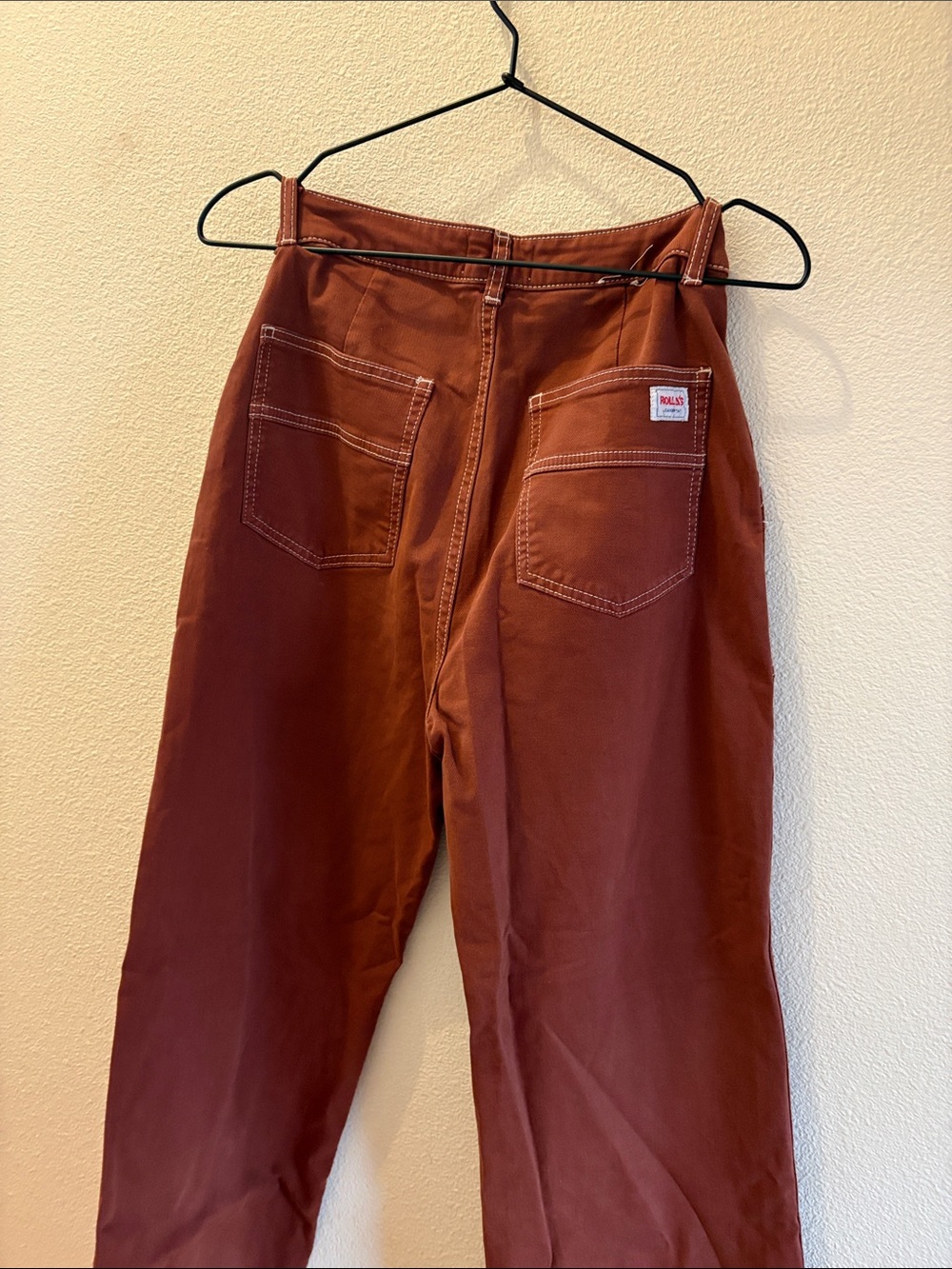 ROLLA'S Rust Brown Wide Leg Utility Pants - Picture 4 of 4